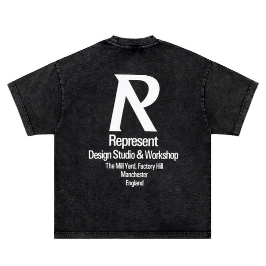 Camiseta Estampada Lavada y Desgastada para Hombre - Image 20
