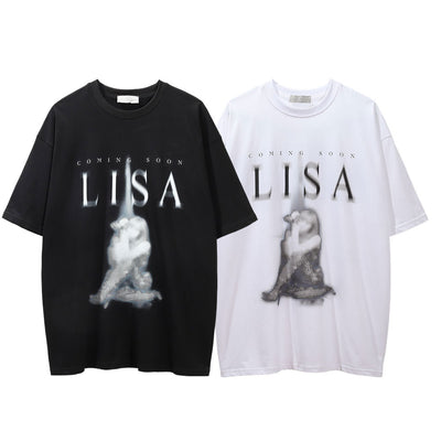 Camiseta Estampada de Manga Corta con Diseño Abstracto para Hombre - Image 22
