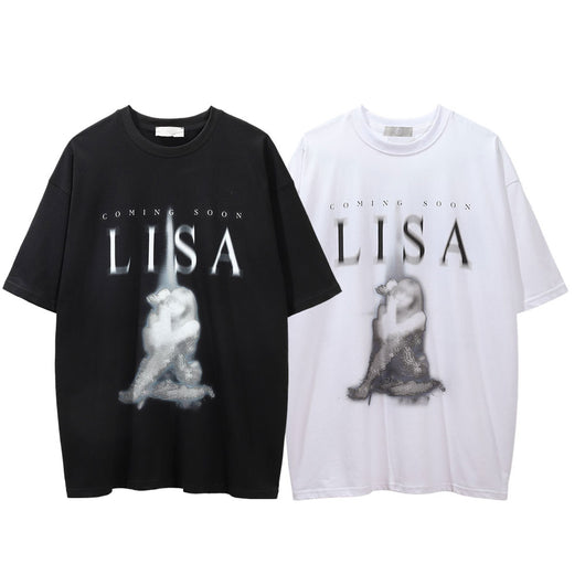 Camiseta Estampada de Manga Corta con Diseño Abstracto para Hombre - Image 22