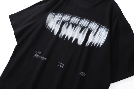 Camiseta Estampada de Manga Corta con Diseño Abstracto para Hombre - Image 24