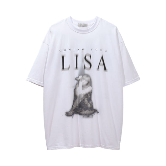 Camiseta Estampada de Manga Corta con Diseño Abstracto para Hombre - Image 26
