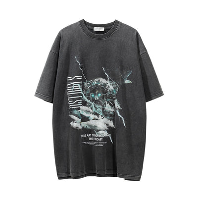 Camiseta Hombre Estampado Diablo Lavado Vintage - Image 26