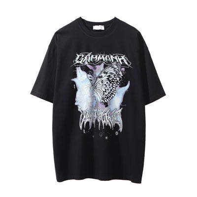 Playera Hombre Estampado Mariposas Efecto Desgastado - Image 21