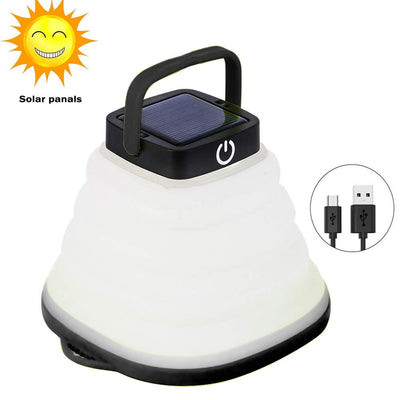 Linterna Solar Camping Plegable IP68 - Luz LED Recargable USB para Tienda de Campaña - Image 15