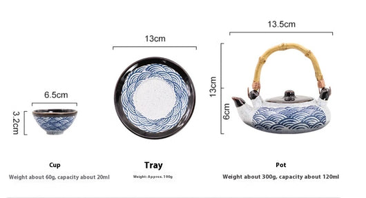 Tetera y Olla de Cerámica Retro Japonesa para Sopas de Mariscos - Image 13