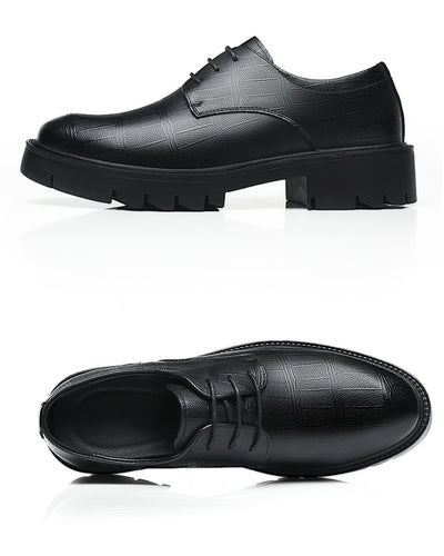 Zapatos Formales de Cuero con Aumento de Altura 10cm - Elegancia y Confianza - Image 21