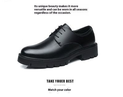 Zapatos Formales de Cuero con Aumento de Altura 10cm - Elegancia y Confianza - Image 24