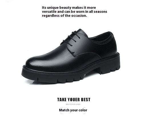 Zapatos Formales de Cuero con Aumento de Altura 10cm - Elegancia y Confianza - Image 24