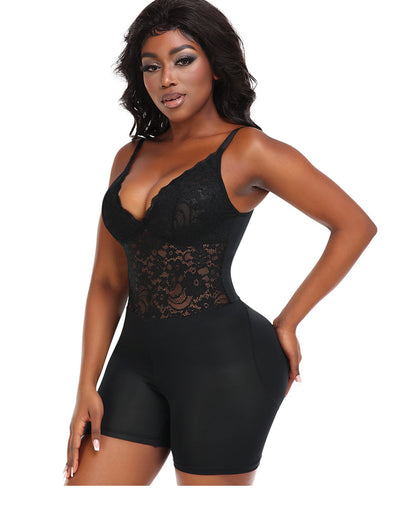 Enterizo Moldeador de Caderas con Encaje Talla Grande - Image 34