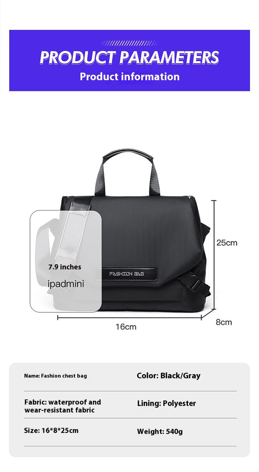 Bolsa Crossbody Impermeable para Ciclismo y Viajes - Compacta y Resistente - Image 26