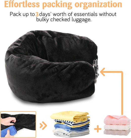 Almohada Cervical Rellenable Multifuncional para Viajes - Image 17