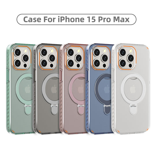 Funda Magnética Transparente con Soporte y Carga Inalámbrica Compatible con MagSafe - Image 13