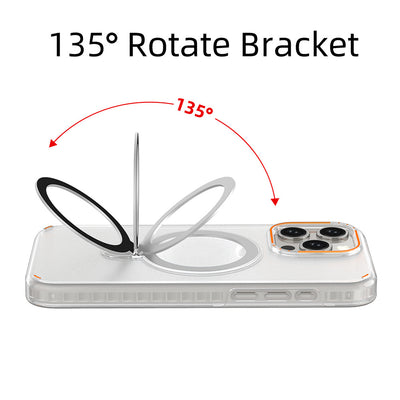 Funda Magnética Transparente con Soporte y Carga Inalámbrica Compatible con MagSafe - Image 18