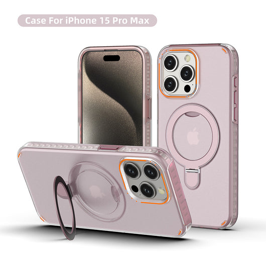 Funda Magnética Transparente con Soporte y Carga Inalámbrica Compatible con MagSafe - Image 20