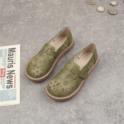Zapatos de Tacón Bajo con Diseño Calado - Comodidad y Estilo - Image 18