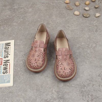 Zapatos de Tacón Bajo con Diseño Calado - Comodidad y Estilo - Image 20