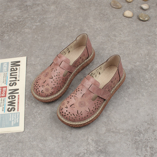 Zapatos de Tacón Bajo con Diseño Calado - Comodidad y Estilo - Image 24