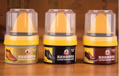 Crema Pulidora para Zapatos de Cuero con Lanolina - Esponja Aplicadora Incluida - Image 25