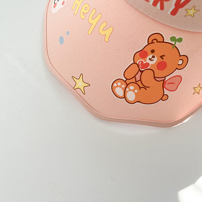 Sombrero de Sol para Niños con Volantes y Protección UV de Dibujos Animados - Image 39