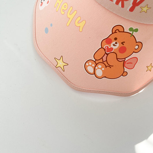 Sombrero de Sol para Niños con Volantes y Protección UV de Dibujos Animados - Image 39
