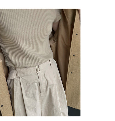 Blusa Básica de Verano para Mujer con Cuello Redondo y Textura - Image 32
