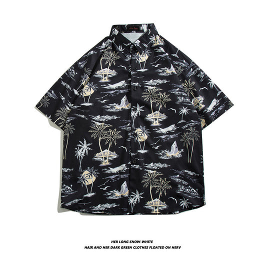 Camisa Hawaiana de Seda Helada para Hombre - Image 28