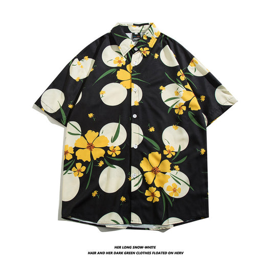 Camisa Hawaiana de Seda Helada para Hombre - Image 29