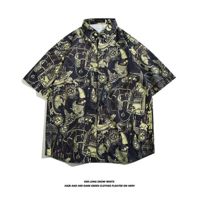 Camisa Hawaiana de Seda Helada para Hombre - Image 31