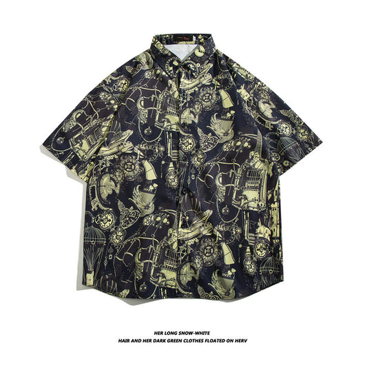 Camisa Hawaiana de Seda Helada para Hombre - Image 31