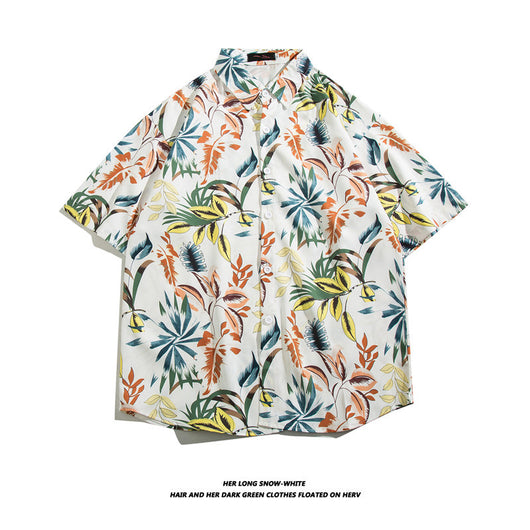 Camisa Hawaiana de Seda Helada para Hombre - Image 34