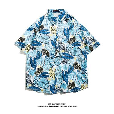 Camisa Hawaiana de Seda Helada para Hombre - Image 39