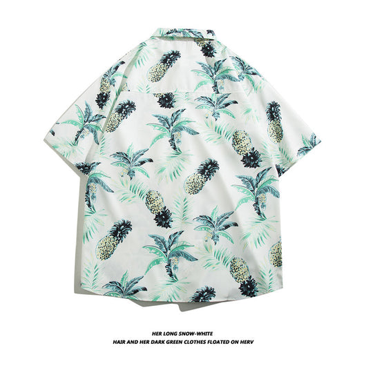 Camisa Hawaiana de Seda Helada para Hombre - Image 47