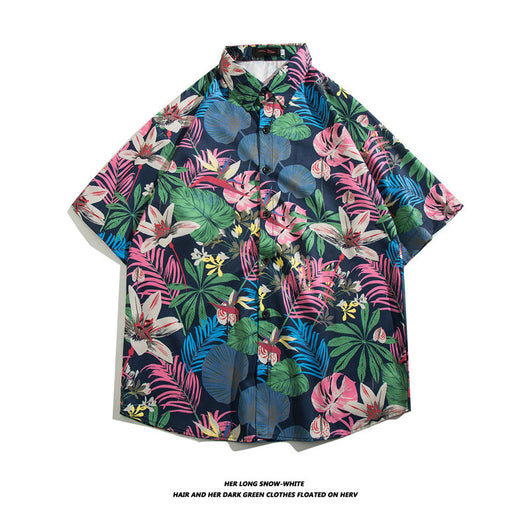 Camisa Hawaiana de Seda Helada para Hombre - Image 49