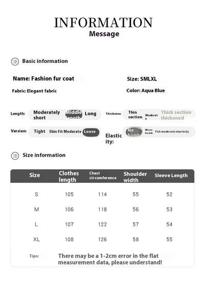 Abrigo Largo de Piel Suelta con Cuello de Pie y Costura Decorativa - Image 13