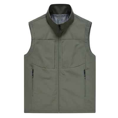 Chaleco Deportivo Transpirable con Cuello de Pie para Fotografía y Pesca - Image 12
