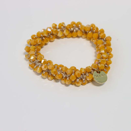 Anillo de Cabello Cristal Perla con Banda Elástica Trenzada - Image 29