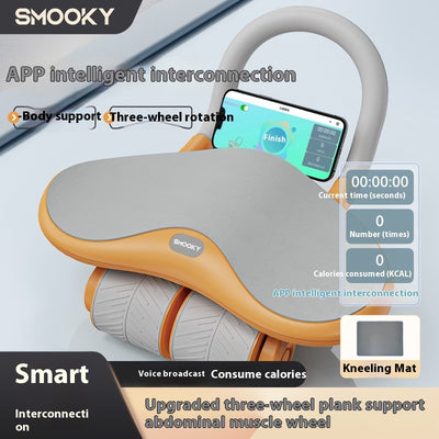 Rueda Abdominal de 3 Ruedas con Rebote Automático para Fitness en Casa - Image 31