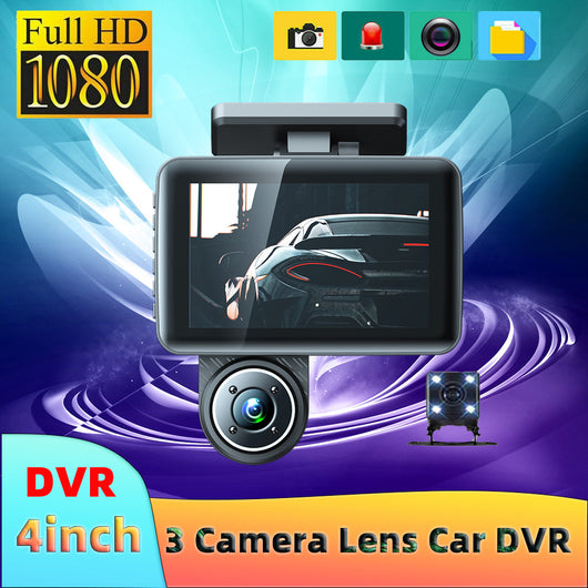 Cámara Dashcam 4 Pulgadas Full HD 1080P con Visión Nocturna Infrarroja - Image 8