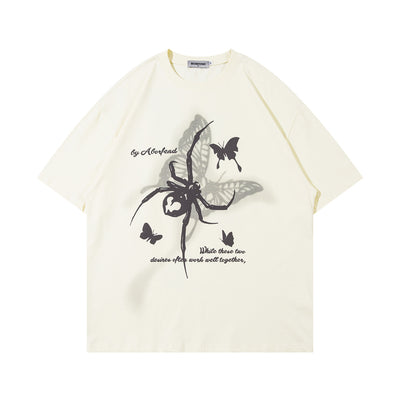 Camiseta Estampado Mariposa Araña para Hombre - Image 25