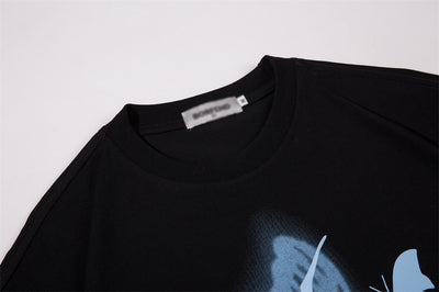 Camiseta Estampado Mariposa Araña para Hombre - Image 28