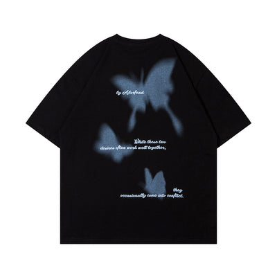 Camiseta Estampado Mariposa Araña para Hombre - Image 31