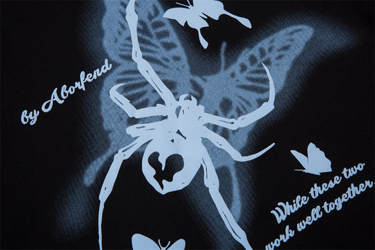Camiseta Estampado Mariposa Araña para Hombre - Image 34