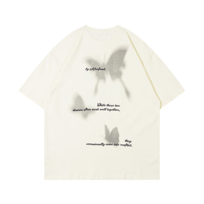 Camiseta Estampado Mariposa Araña para Hombre - Image 35