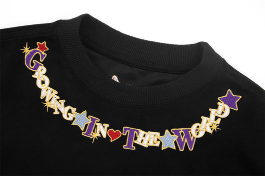 Camiseta Cuello Redondo con Letras Bordadas para Hombre - Image 24