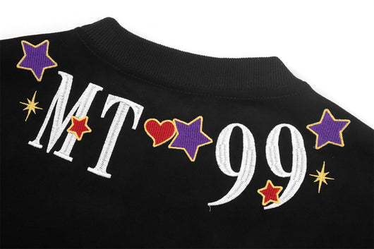 Camiseta Cuello Redondo con Letras Bordadas para Hombre - Image 28