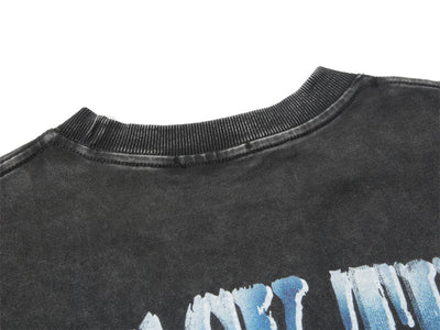 Camiseta Estampado Derretido Manga Corta para Hombre - Image 25