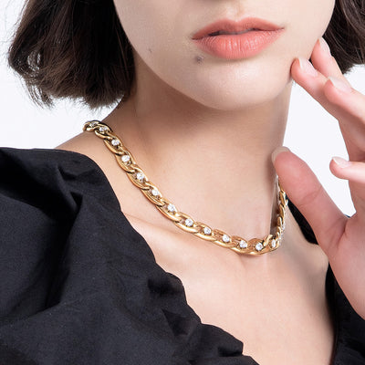 Collar de Acero Titanio con Garra de Diamante y Cadena - Image 7