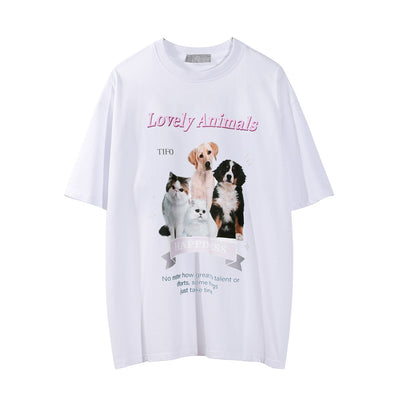Camiseta Estampada con Diseño de Gatito para Hombre - Image 19