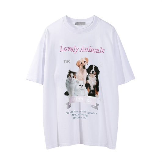 Camiseta Estampada con Diseño de Gatito para Hombre - Image 19