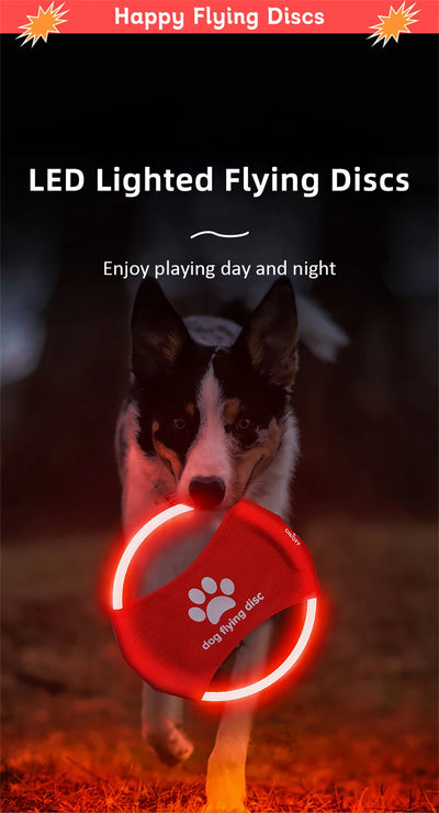 Disco Volador LED Luminoso para Perros - Juguete Interactivo Entretenimiento - Image 11